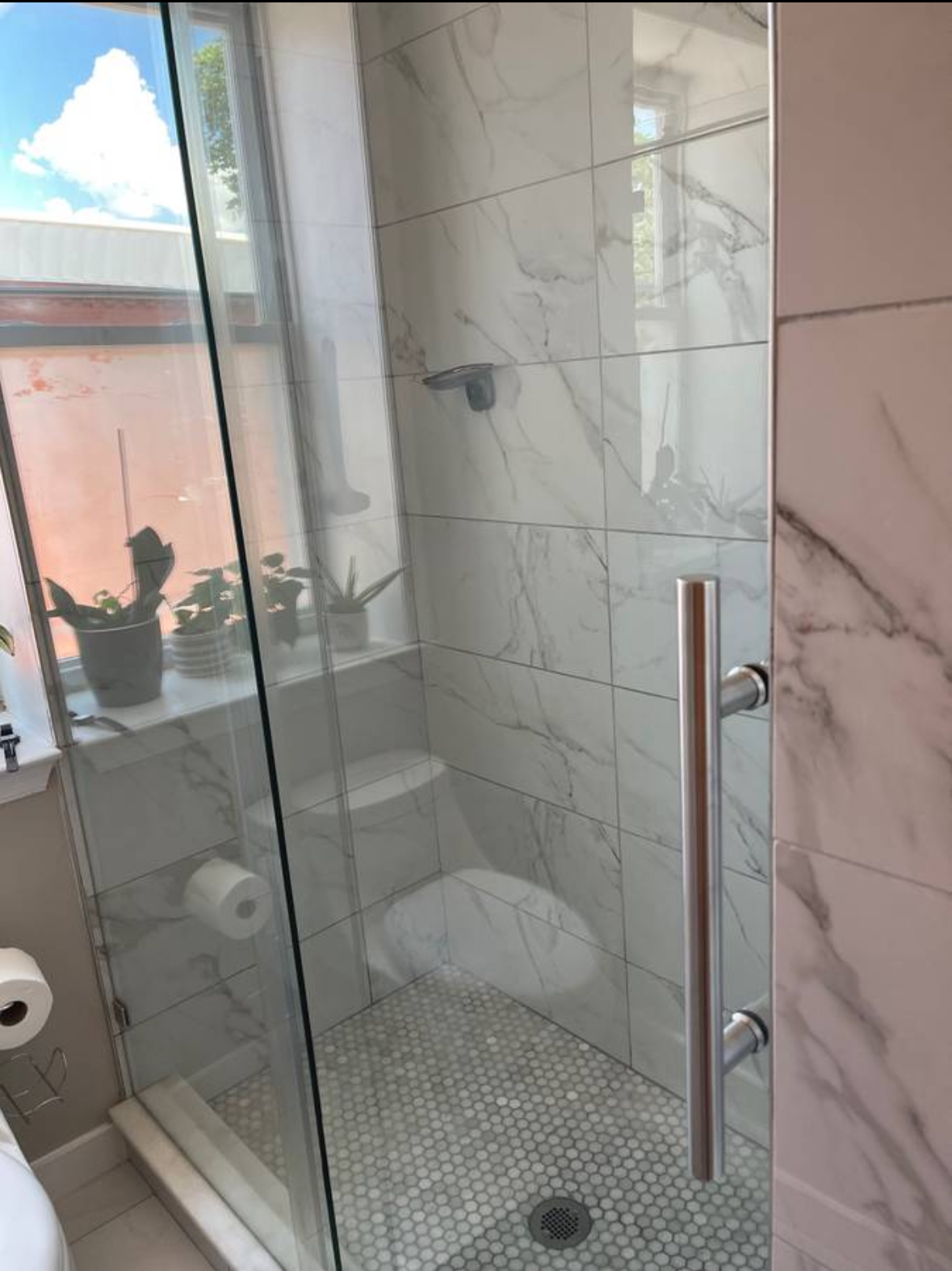 Marble Shower Deep Clean