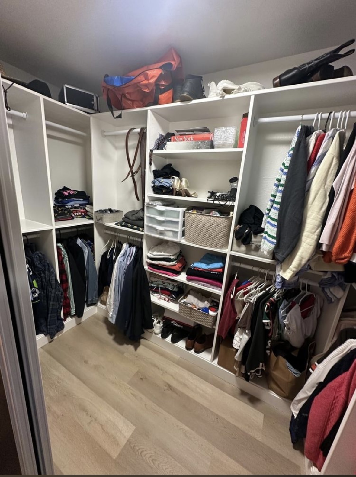 Walk-In Closet Organization